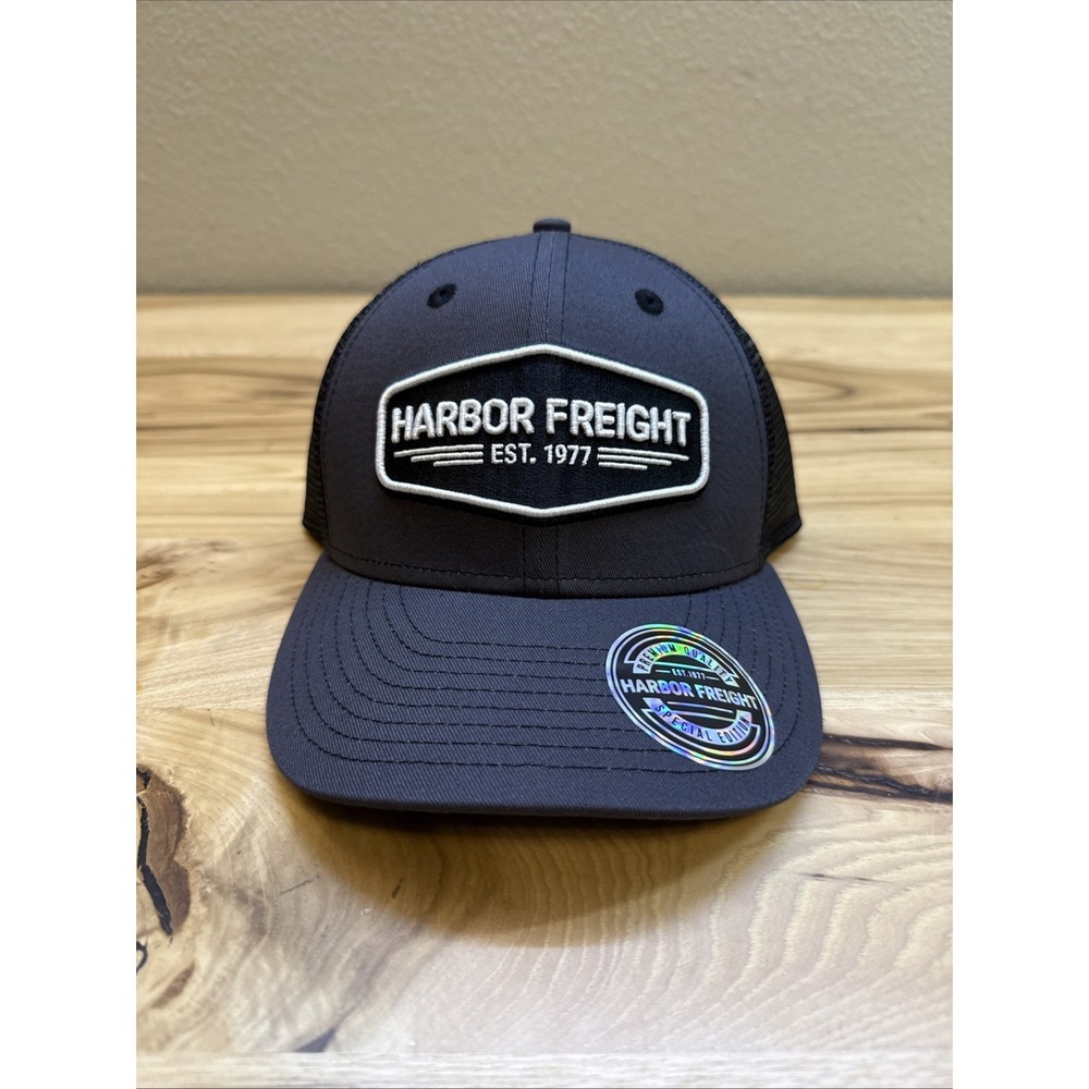 Harbor Freight Trucker Hat Special Edition Charcoal Gray Snapback Cap